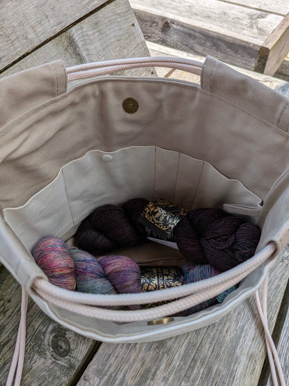 Le sac Sororité - Fleurs - Beige