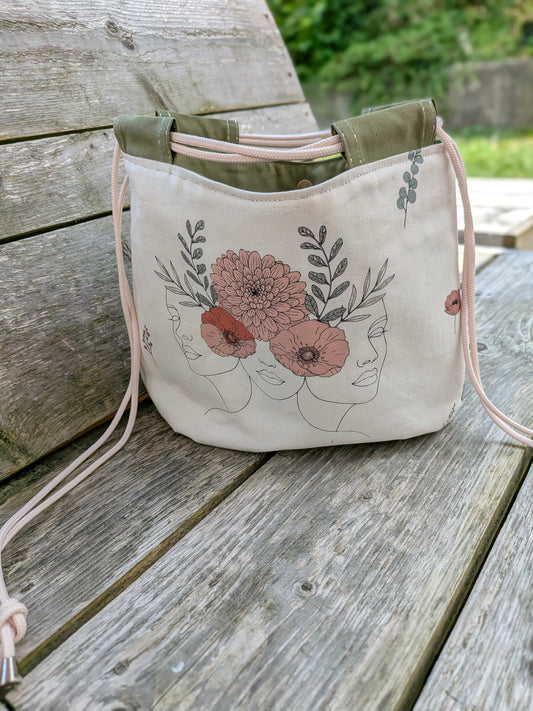 Le sac Sororité - 3 Femmes - Kaki