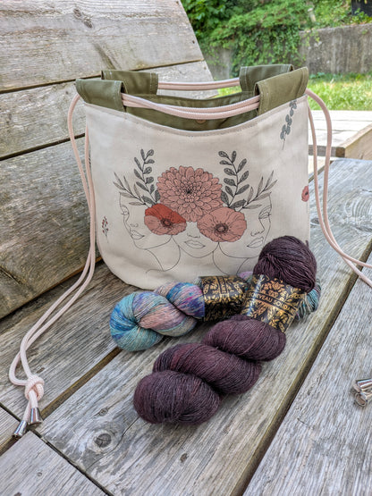 Le sac Sororité - 3 Femmes - Kaki