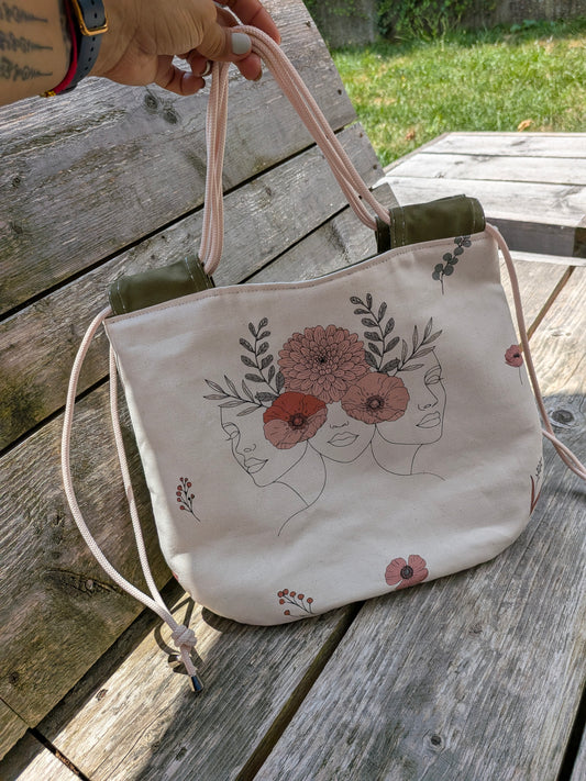 Le sac Sororité - 3 Femmes - Kaki