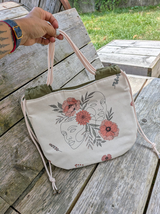Le sac Sororité - 2 Femmes - Kaki