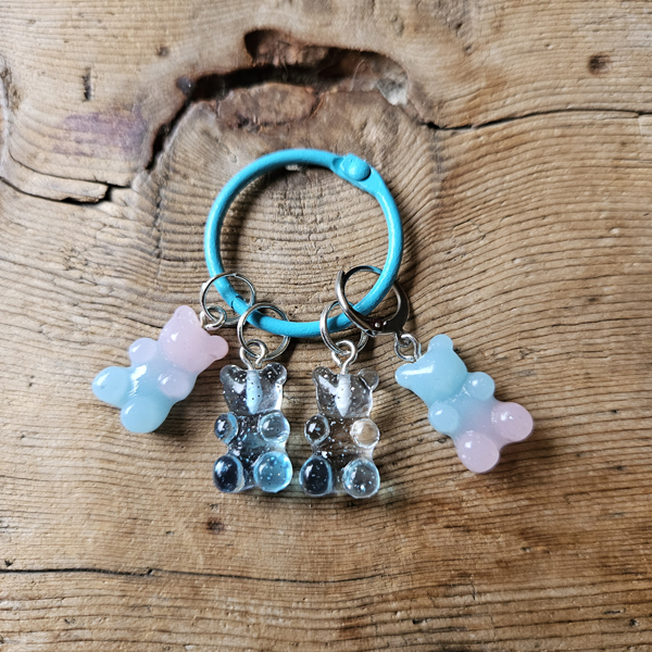 Lot de 4 Anneaux marqueurs - Oursons - A