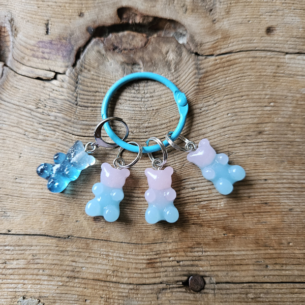 Lot de 4 Anneaux marqueurs - Oursons C