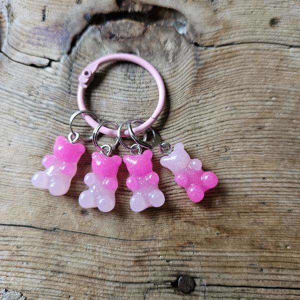 Lot de 4 Anneaux marqueurs - Oursons D