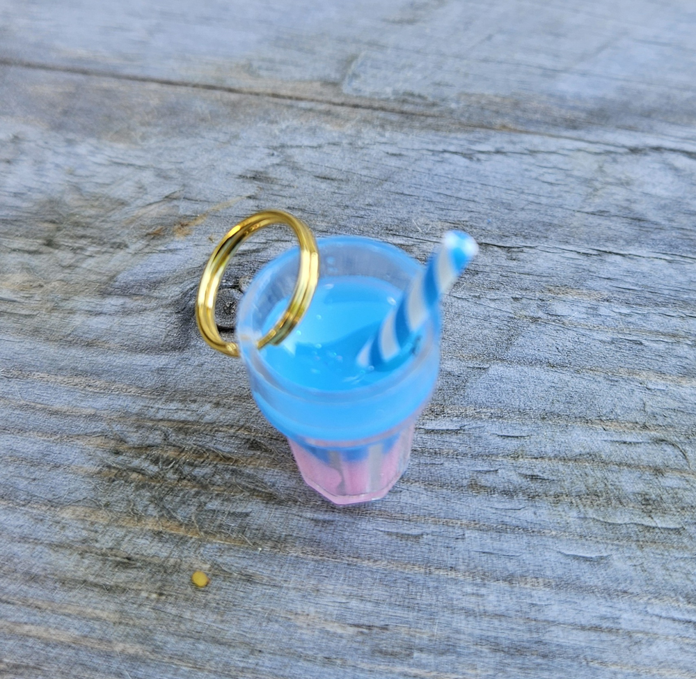 Anneau marqueur à l'unité - Verre et bicolor D