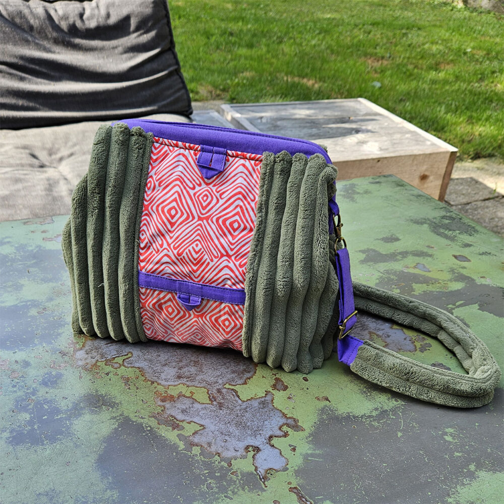 Sac Clap à projet DUO taille 2 – fait main, tissu au choix, avec dragonne