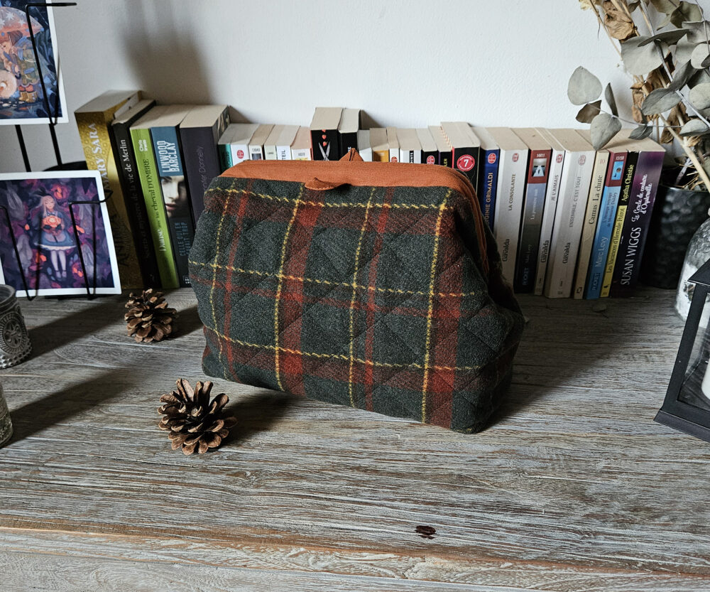 Sac Clap à projet tricot taille 1 – fait main, tissu au choix – Image 3